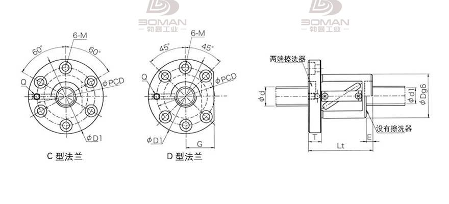 KURODA GR3606ES-CAPR 日本黑田精工丝杠钢珠安装方法