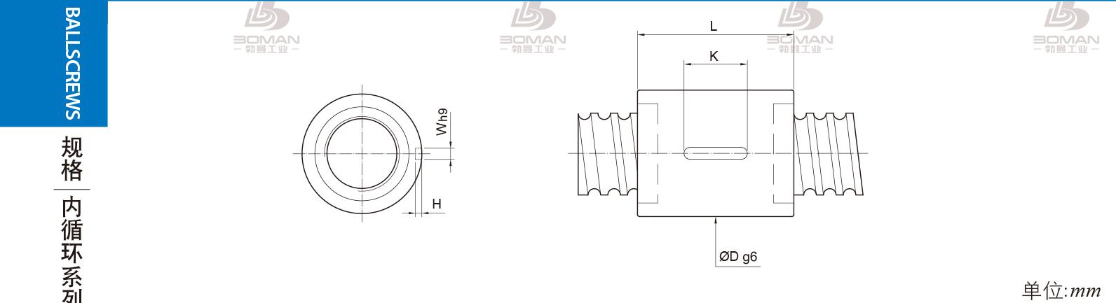 PMI RSIC4006-6 PMI TBI研磨级滚珠丝杆
